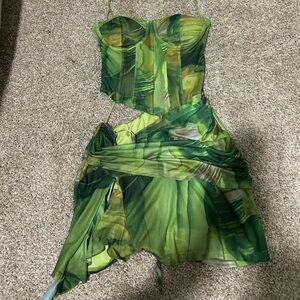 Fashion Nova Green Mini Dress